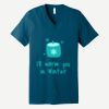 Unisex Jersey Short Sleeve V Neck Tee Thumbnail