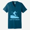 Unisex Jersey Short Sleeve V Neck Tee Thumbnail
