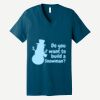 Unisex Jersey Short Sleeve V Neck Tee Thumbnail