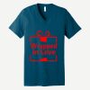 Unisex Jersey Short Sleeve V Neck Tee Thumbnail