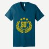Unisex Jersey Short Sleeve V Neck Tee Thumbnail