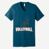 Unisex Jersey Short Sleeve V Neck Tee Thumbnail