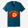 Unisex Jersey Short Sleeve V Neck Tee Thumbnail