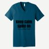 Unisex Jersey Short Sleeve V Neck Tee Thumbnail