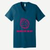 Unisex Jersey Short Sleeve V Neck Tee Thumbnail