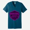 Unisex Jersey Short Sleeve V Neck Tee Thumbnail