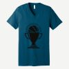 Unisex Jersey Short Sleeve V Neck Tee Thumbnail