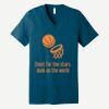 Unisex Jersey Short Sleeve V Neck Tee Thumbnail