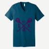 Unisex Jersey Short Sleeve V Neck Tee Thumbnail