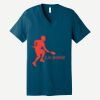 Unisex Jersey Short Sleeve V Neck Tee Thumbnail