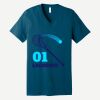 Unisex Jersey Short Sleeve V Neck Tee Thumbnail