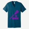 Unisex Jersey Short Sleeve V Neck Tee Thumbnail