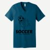 Unisex Jersey Short Sleeve V Neck Tee Thumbnail