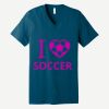 Unisex Jersey Short Sleeve V Neck Tee Thumbnail