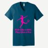 Unisex Jersey Short Sleeve V Neck Tee Thumbnail