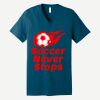 Unisex Jersey Short Sleeve V Neck Tee Thumbnail