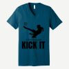 Unisex Jersey Short Sleeve V Neck Tee Thumbnail