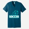Unisex Jersey Short Sleeve V Neck Tee Thumbnail
