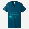 Unisex Jersey Short Sleeve V Neck Tee Thumbnail