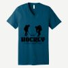Unisex Jersey Short Sleeve V Neck Tee Thumbnail