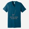 Unisex Jersey Short Sleeve V Neck Tee Thumbnail