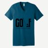 Unisex Jersey Short Sleeve V Neck Tee Thumbnail