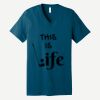 Unisex Jersey Short Sleeve V Neck Tee Thumbnail