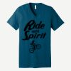 Unisex Jersey Short Sleeve V Neck Tee Thumbnail