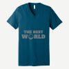 Unisex Jersey Short Sleeve V Neck Tee Thumbnail