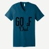 Unisex Jersey Short Sleeve V Neck Tee Thumbnail