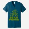 Unisex Jersey Short Sleeve V Neck Tee Thumbnail