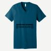 Unisex Jersey Short Sleeve V Neck Tee Thumbnail