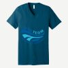 Unisex Jersey Short Sleeve V Neck Tee Thumbnail