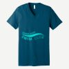 Unisex Jersey Short Sleeve V Neck Tee Thumbnail