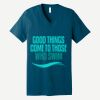Unisex Jersey Short Sleeve V Neck Tee Thumbnail