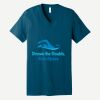 Unisex Jersey Short Sleeve V Neck Tee Thumbnail