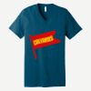 Unisex Jersey Short Sleeve V Neck Tee Thumbnail