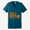 Unisex Jersey Short Sleeve V Neck Tee Thumbnail