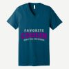 Unisex Jersey Short Sleeve V Neck Tee Thumbnail