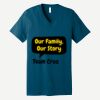 Unisex Jersey Short Sleeve V Neck Tee Thumbnail