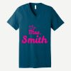 Unisex Jersey Short Sleeve V Neck Tee Thumbnail
