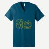 Unisex Jersey Short Sleeve V Neck Tee Thumbnail