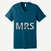 Unisex Jersey Short Sleeve V Neck Tee Thumbnail