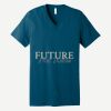 Unisex Jersey Short Sleeve V Neck Tee Thumbnail
