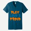 Unisex Jersey Short Sleeve V Neck Tee Thumbnail