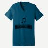 Unisex Jersey Short Sleeve V Neck Tee Thumbnail