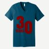 Unisex Jersey Short Sleeve V Neck Tee Thumbnail