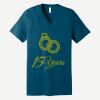 Unisex Jersey Short Sleeve V Neck Tee Thumbnail