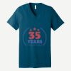 Unisex Jersey Short Sleeve V Neck Tee Thumbnail