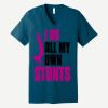 Unisex Jersey Short Sleeve V Neck Tee Thumbnail